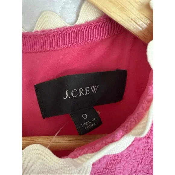 NWT J. Crew Sheathed Tweed Dress Size 0 Sleeveless Preppy Classy Country Club - Picture 5 of 13
